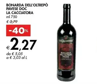 Bennet La cacciatora Bonarda Dell' Oltrepo Pavese DOC offerta