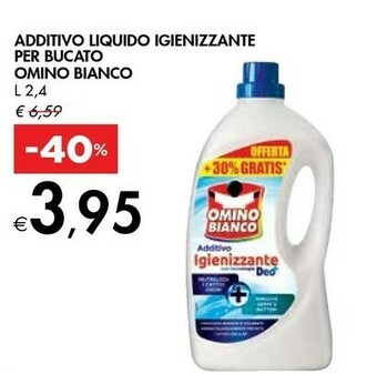 Bennet Omino Bianco Additivo Liquido Igienizzante Per Bucato offerta