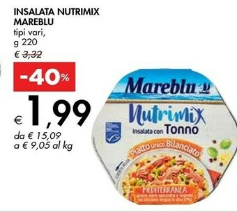 Bennet Mareblu Insalata Nutrimix offerta