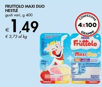Bennet Nestlè Fruttolo Maxi Duo offerta