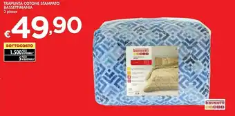 Bennet Bassettimania Trapunta Cotone Stampato offerta