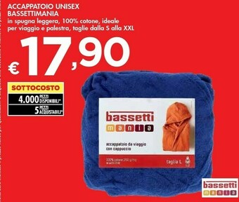 Bennet Bassettimania Accappatoio Unisex offerta