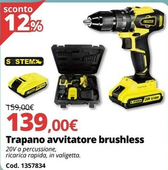 Brico Io Trapano Avvitatore Brushless offerta