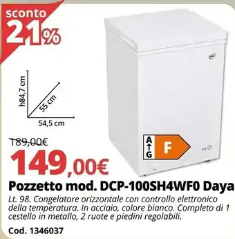 Brico Io Daya Pozzetto Mod. DCP-100SH4WF0 offerta