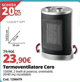 Brico Io Termoventilatore Cero offerta