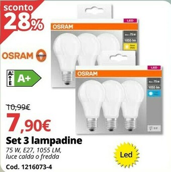 Set 3 Lampadine