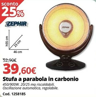 Brico Io Stufa A Parabola In Carbonio offerta