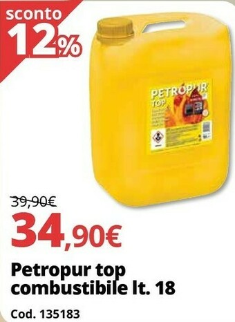 Brico Io Petropur Top Combustibile Lt. 18 offerta