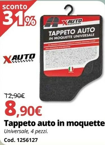 Brico Io Tappeto Auto In Moquette offerta