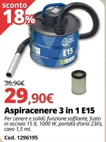 Aspiracenere 3 In 1 E15