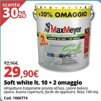 Brico Io Soft White Lt. 10 + 2 Omaggio offerta
