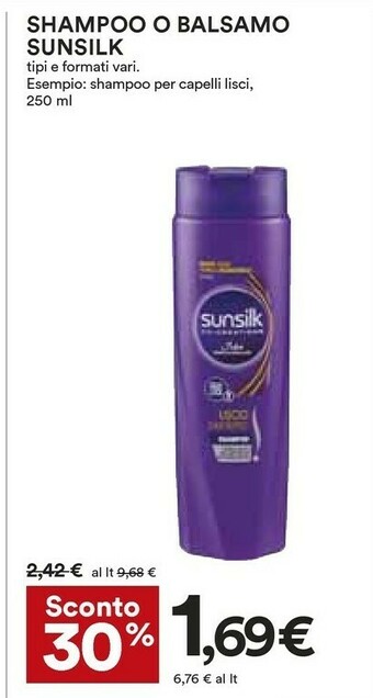Coop Sunsilk Shampoo offerta