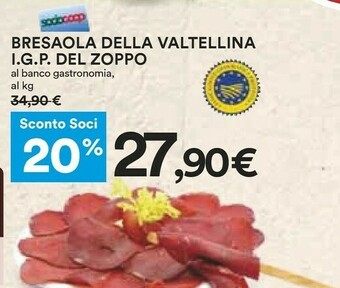 Coop Valtellina Bresaola offerta