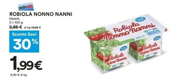 Coop Nonno Nanni Robiola offerta