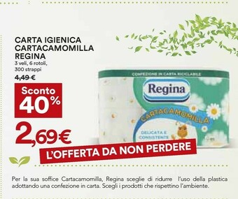 Coop Regina Carta igienica offerta