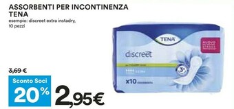 Coop Tena Assorbenti offerta