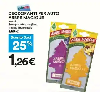 Coop Arbre magique Accessori auto offerta