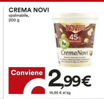 Coop Novi Crema al cioccolato offerta