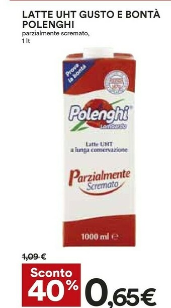 Coop Polenghi Latte parzialmente scremato offerta