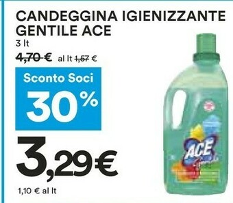 Coop Ace Candeggina offerta