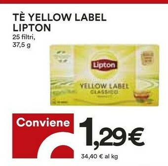 Coop Lipton Tea The offerta