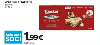 Coop Loacker Wafer offerta