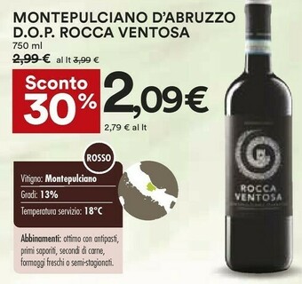 Coop Rocca Montepulciano d'Abruzzo offerta