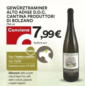 Coop Vino bianco offerta