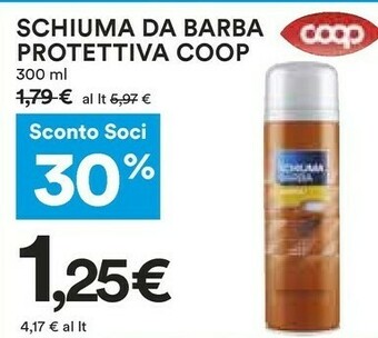 Coop Schiuma da barba offerta