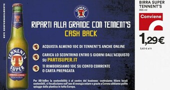 Coop Tennent's Birra offerta