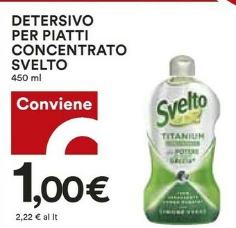 Coop Svelto Detersivo piatti offerta