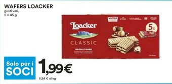 Coop Loacker Wafer offerta