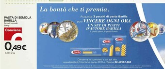 Coop Barilla Pasta offerta