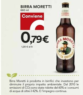 Coop Moretti Birra offerta