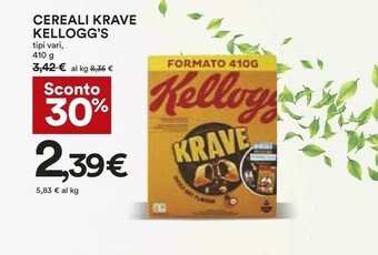 Coop Kelloggs Cereali offerta