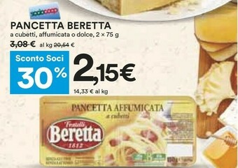 Coop Beretta Pancetta offerta
