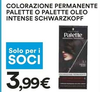 Coop Palette Tinte capelli offerta