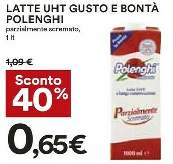 Coop Polenghi Latte parzialmente scremato offerta