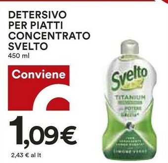 Coop Svelto Detersivo piatti offerta