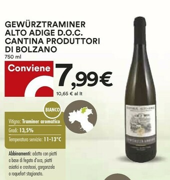 Coop Vino bianco offerta