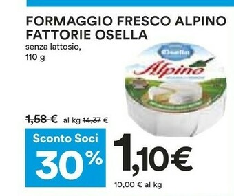 Coop Alpino Formaggio offerta