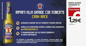 Coop Tennent's Birra offerta
