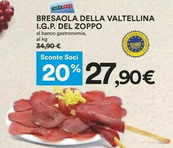 Coop Valtellina Bresaola offerta
