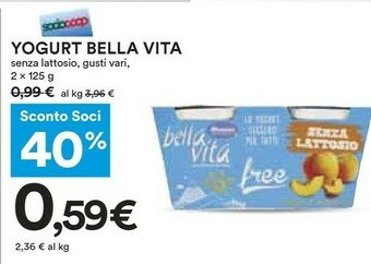 Coop Bella vita Yogurt offerta
