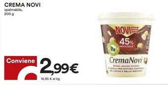 Coop Novi Crema al cioccolato offerta