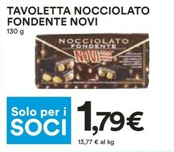 Coop Novi Cioccolato offerta