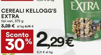 Coop Kelloggs Cereali offerta