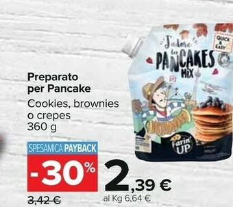 Preparato Per Pancake Cookies 360g