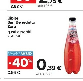 Carrefour San Benedetto Bevande analcoliche offerta