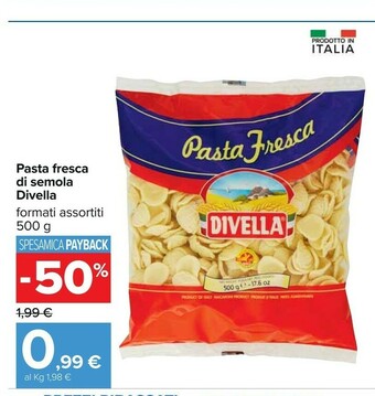 Carrefour Divella Pasta fresca offerta